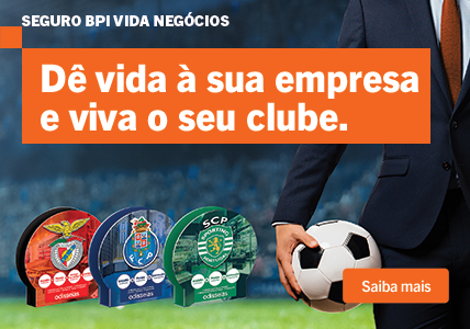 Info: Três pacotes do Sporting, Benfica e Porto no revaldo de um estádio com o voucher de oferta no Seguro BPI Vida Negócios.